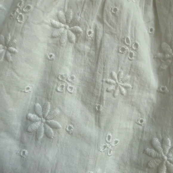 Aerie Floral Embroidered White Mini Skirt - Picture 5 of 5